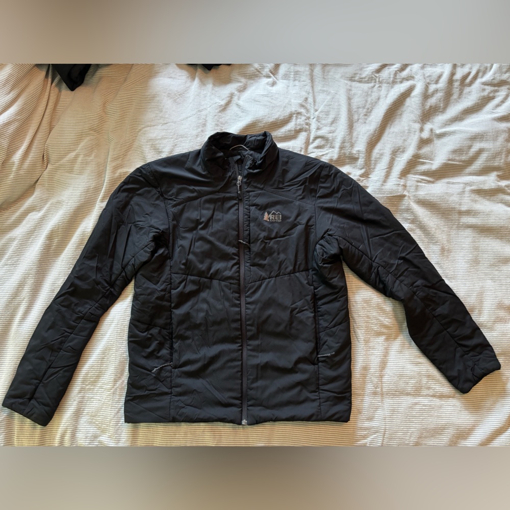 REI Men's Dark Puffer Jacket